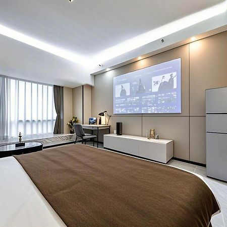 Yu Manju High-Floor Huge-Screen Audiovisual Hotel-Guangzhou Tower Zhujiang New Town Sports West Road Branch מראה חיצוני תמונה