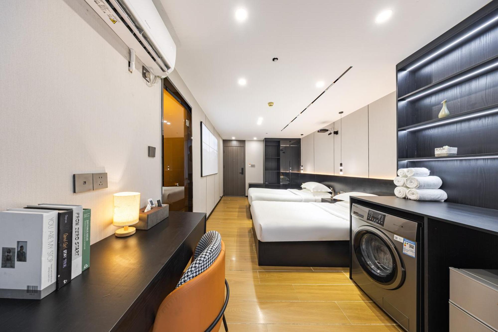 Yu Manju High-Floor Huge-Screen Audiovisual Hotel-Guangzhou Tower Zhujiang New Town Sports West Road Branch מראה חיצוני תמונה