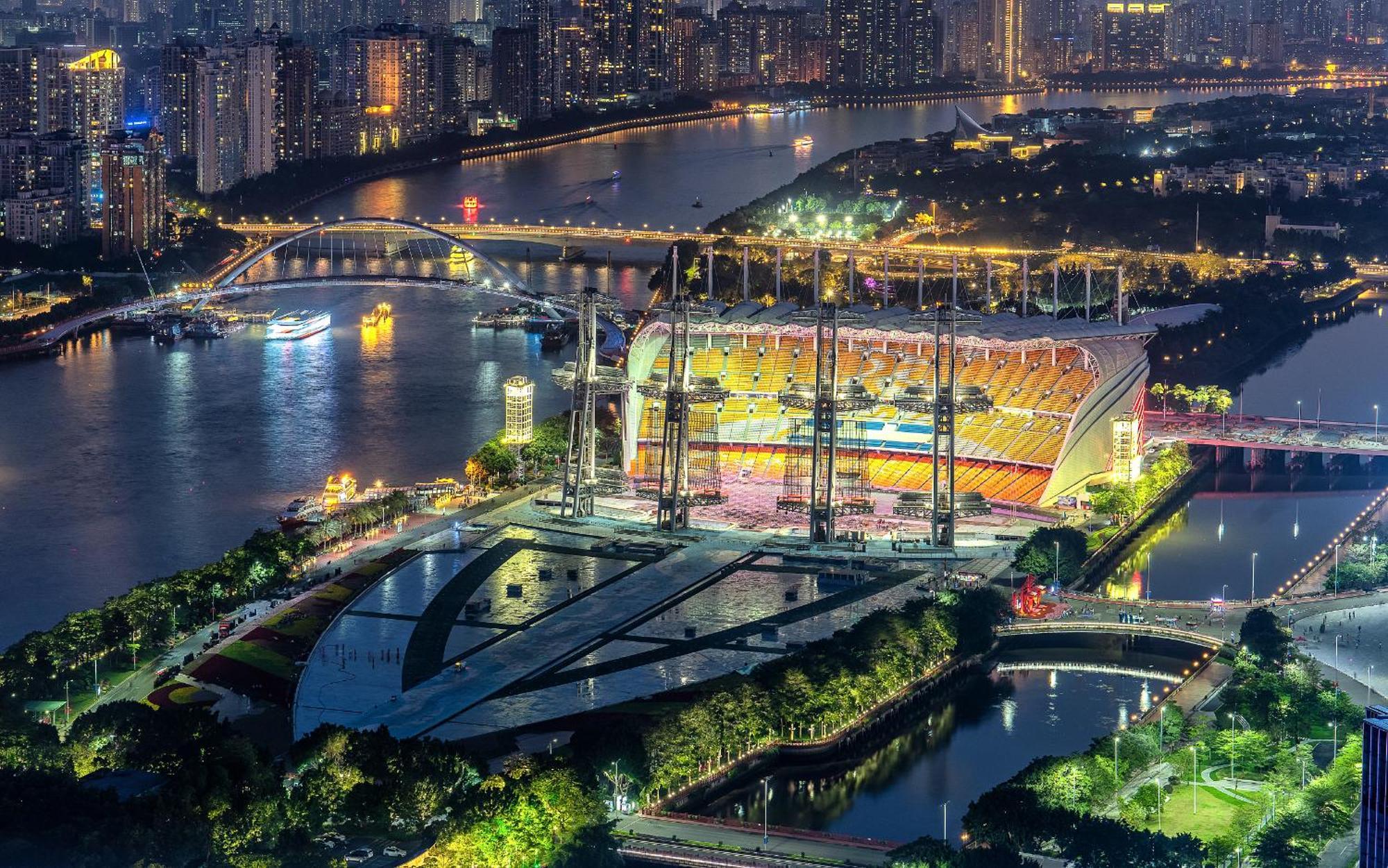 Yu Manju High-Floor Huge-Screen Audiovisual Hotel-Guangzhou Tower Zhujiang New Town Sports West Road Branch מראה חיצוני תמונה