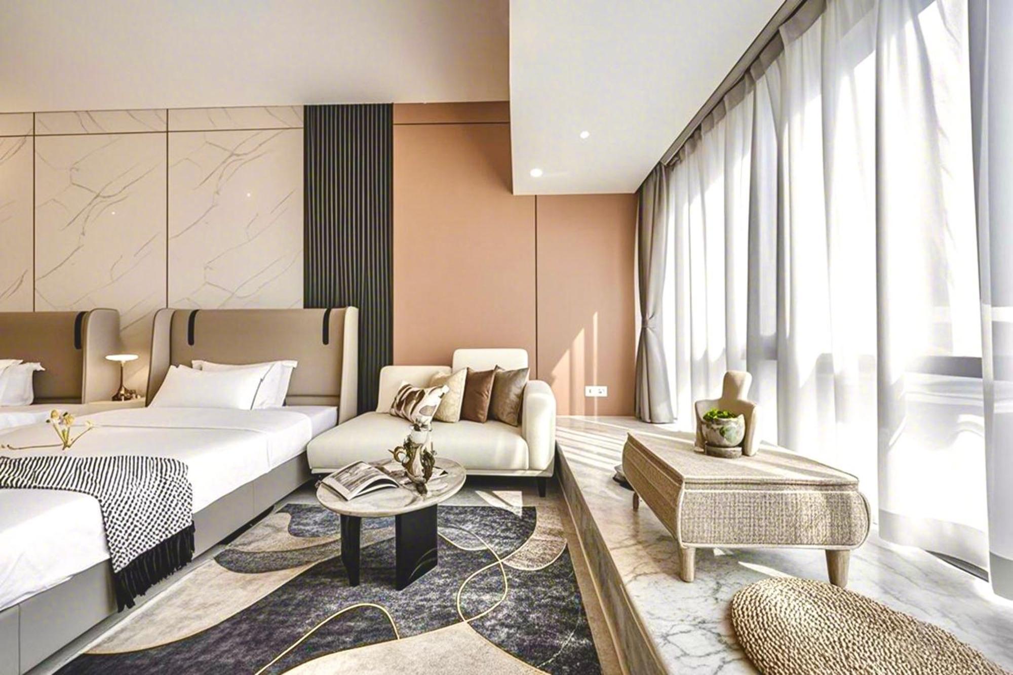 Yu Manju High-Floor Huge-Screen Audiovisual Hotel-Guangzhou Tower Zhujiang New Town Sports West Road Branch מראה חיצוני תמונה