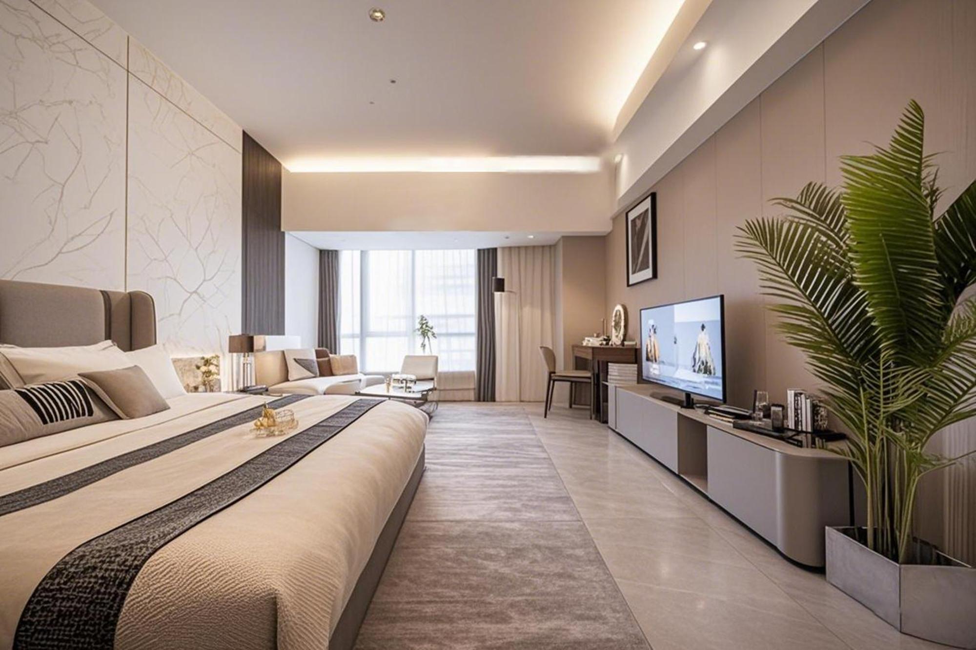 Yu Manju High-Floor Huge-Screen Audiovisual Hotel-Guangzhou Tower Zhujiang New Town Sports West Road Branch מראה חיצוני תמונה