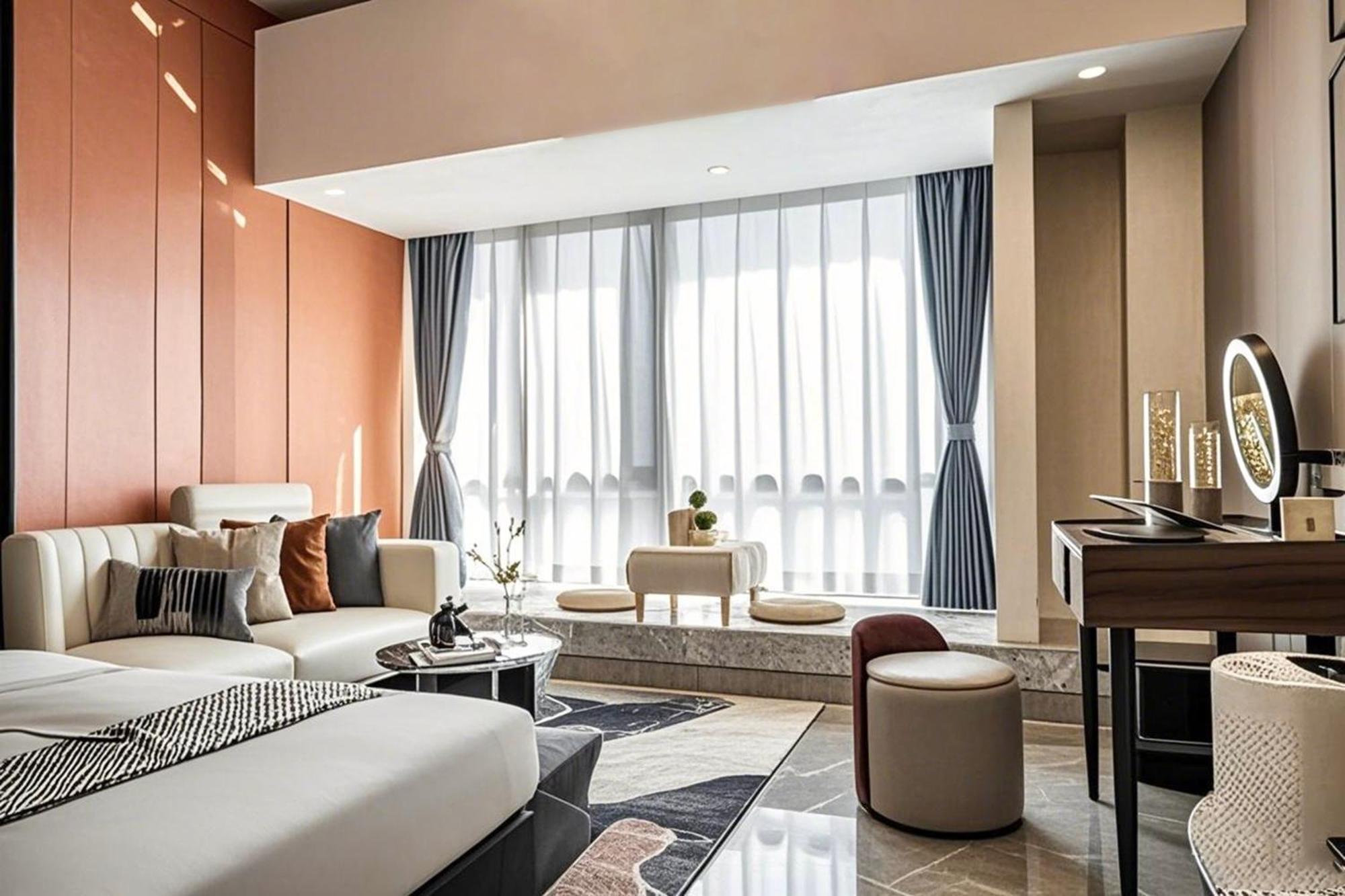 Yu Manju High-Floor Huge-Screen Audiovisual Hotel-Guangzhou Tower Zhujiang New Town Sports West Road Branch מראה חיצוני תמונה