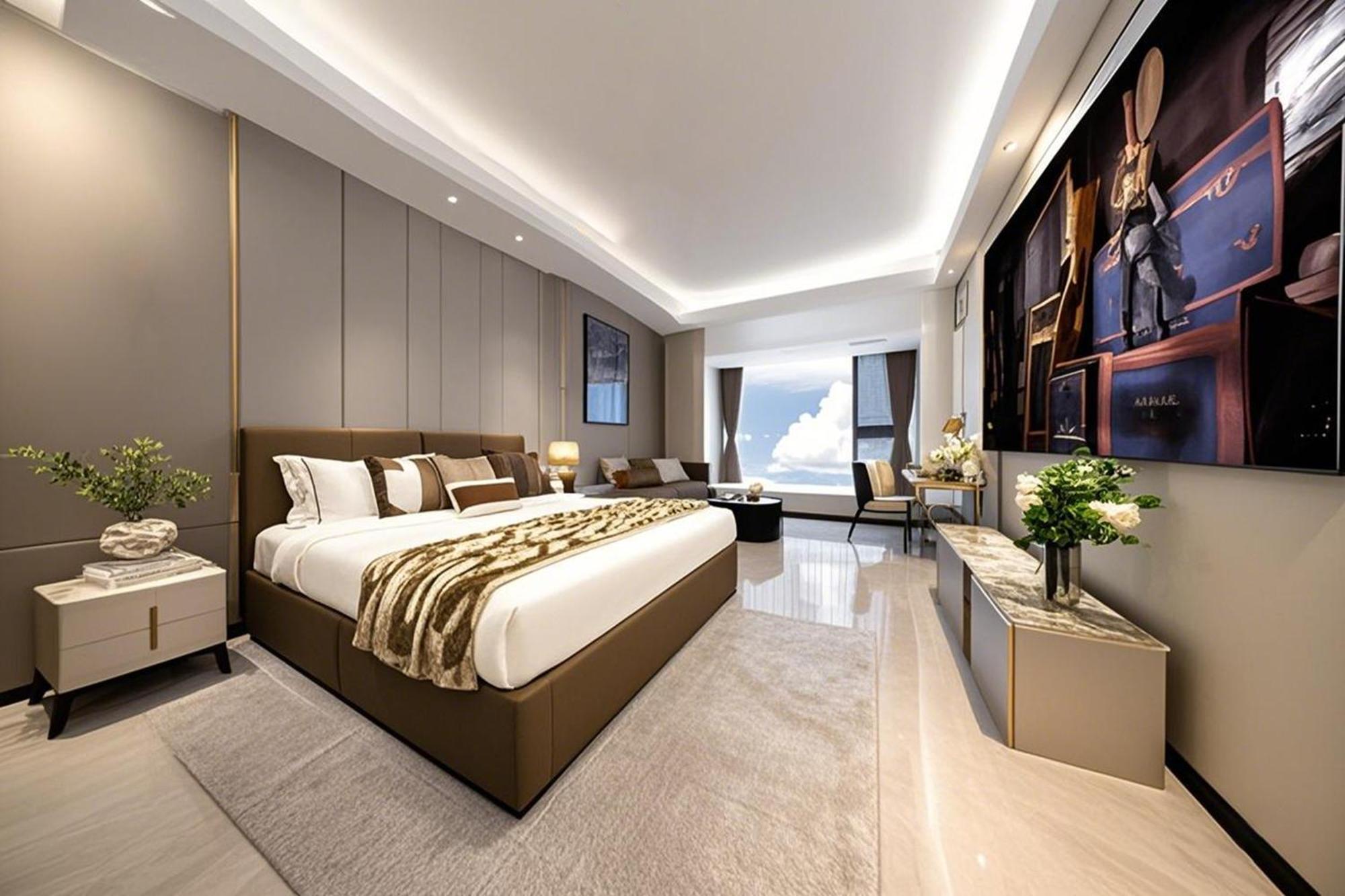 Yu Manju High-Floor Huge-Screen Audiovisual Hotel-Guangzhou Tower Zhujiang New Town Sports West Road Branch מראה חיצוני תמונה